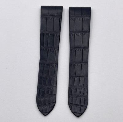 Cartier Santos Dumont Skeleton Black Alligator Strap KD3LJK96 23/18mm