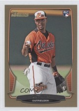 2013 Bowman Gold Border LJ Hoes #128 0a3