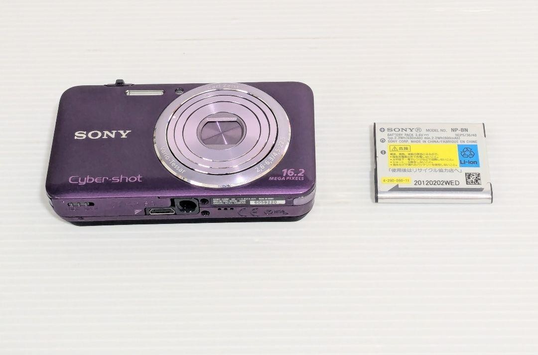 SONY Cyber-Shot DSC-WX30 Purple 16.2MP Compact Digital Camera Used