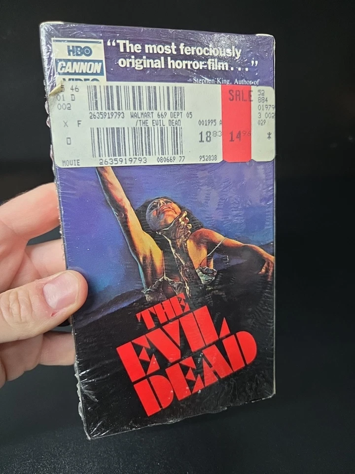 The Evil Dead VHS Original 80s Release Shrink/Sticker/Case EX HBO Cannon - Image 2 of 4