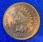 1904 Indian Head Cent GEM BRILLIANT UNCIRCULATED Cartwheel Lustor Beautiful Red