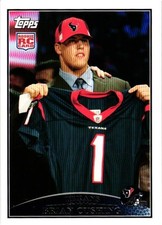 2009 Topps Rookie Card #350, Brian Cushing, Houston Texans. rookie card picture