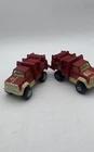 Vintage Tonka Red Watertown Fire Department Pumper Unit Firetruck Toy Lot Of 2