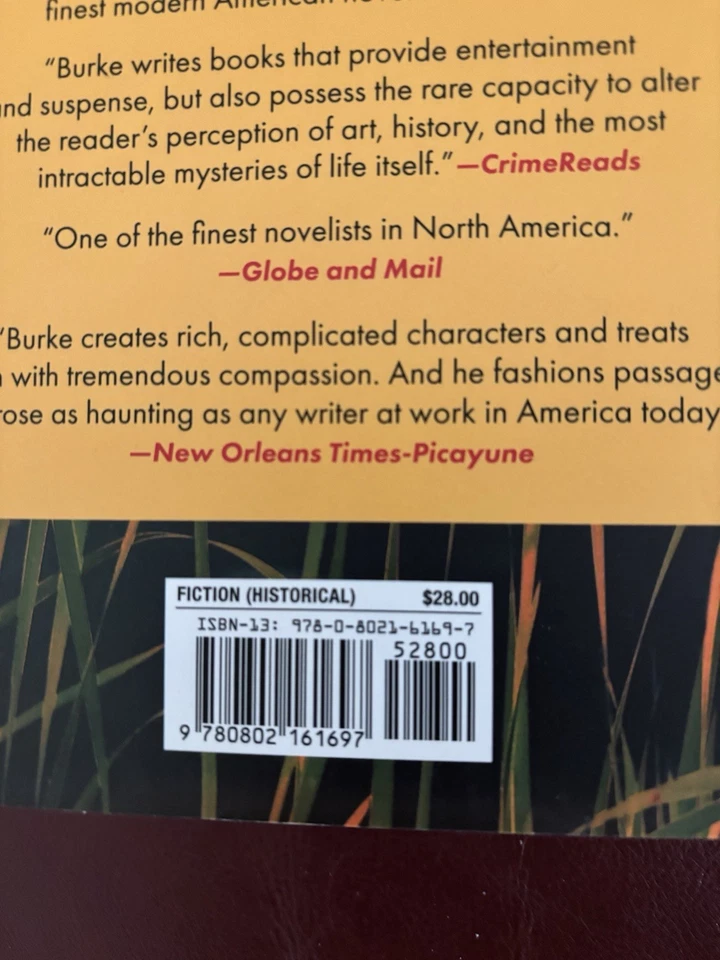 Flags On the Bayou a Novel by James Lee Burke (2023, Hardcover) - Image 3 of 4