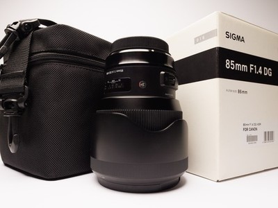 Sigma 85mm F1.4 DG HSM Art Objektiv - Canon EF Mount - mit Originalzubehör