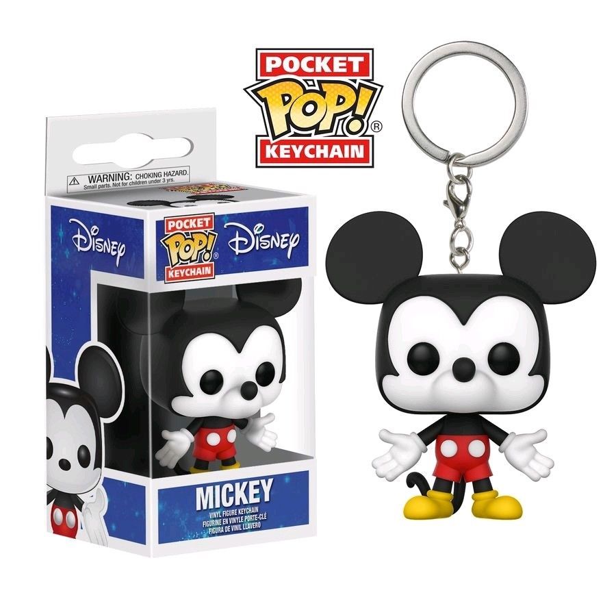 Topolino Carino, Serie Famiglia, Nuovo In Scatola Portachiavi