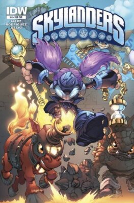 SKYLANDERS ISSUE 4 - SUBSCRIPTION VARIANT COVER - IDW COMICS