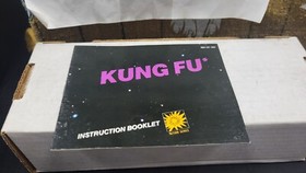 KUNG FU NINTENDO ORIGINAL NES VIDEO GAME INSTRUCTION MANUAL BOOK ONLY