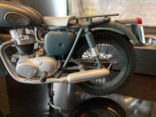 RARE MOTO TRIUMPH TR6 THE GREAT ESCAPE STEVE McQUEEN SCALE 1/12 MINICHAMPS - Bild 9 von 19
