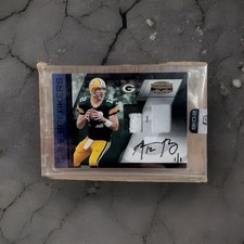 Aaron Rodgers Gridiron Gear Game Breakers Patch Auto 1/1