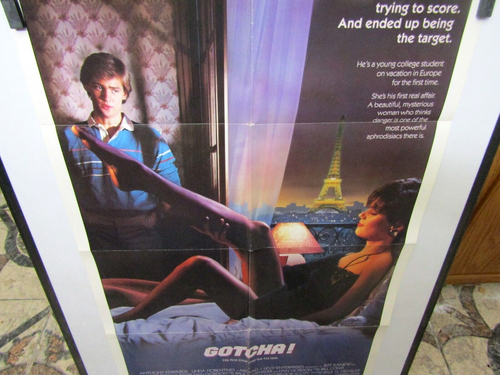 GOTCHA! Original 1 sheet Movie poster 27x41 1985 N.S.S.# 850039 Folded - Picture 4 of 10