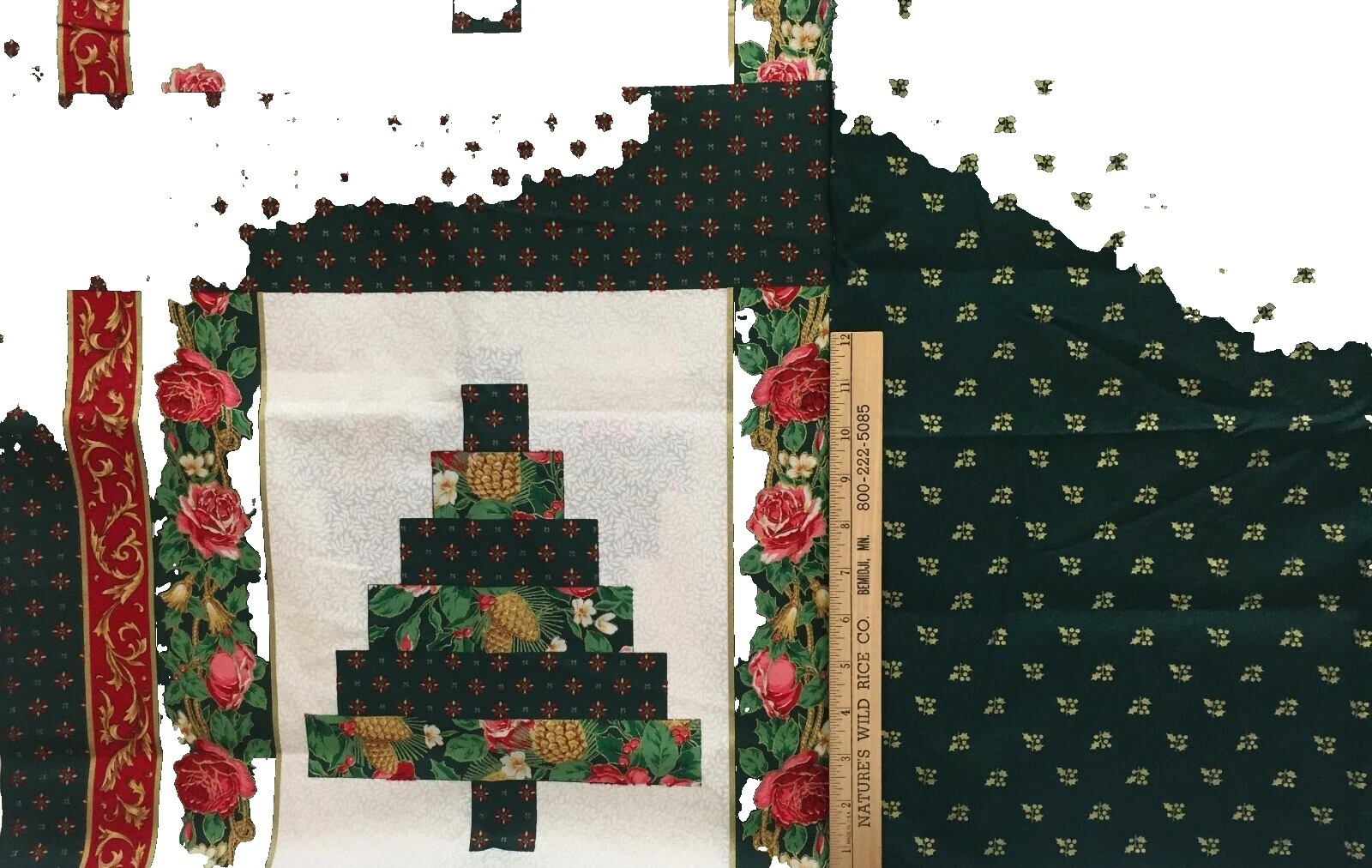 Cuadrados de tela de árbol