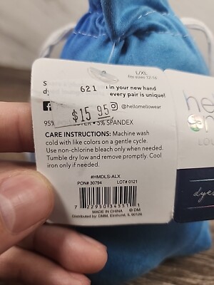 ☆~Hello Mello Lounge Wear Sleep Pj Shorts S/M 4-8 Soft Blue Sky 💙  Dandelion~☆