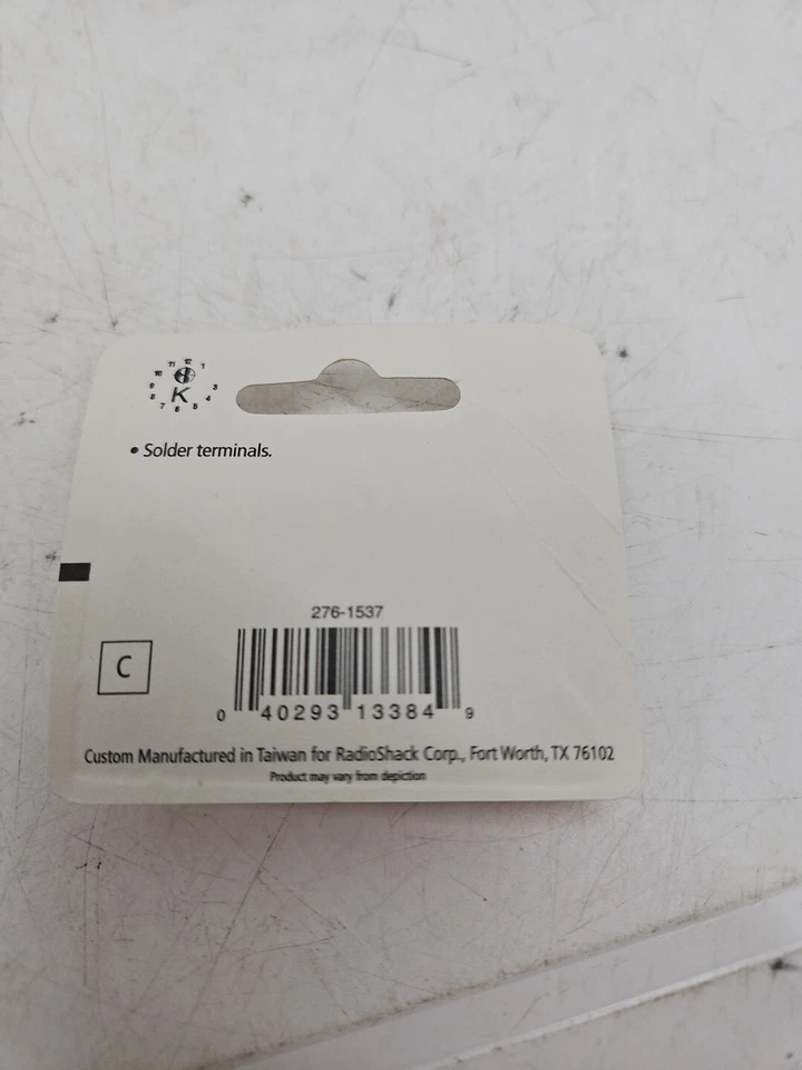 Radio Shack D-Sub Male Crimp-Type  Connector 9 Pin Position 276-1537 - Image 2 of 2