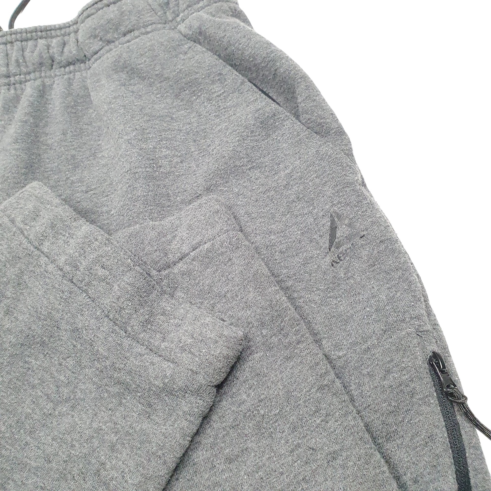 REEBOK Sweats Jogger Trousers Cotton  &  Polyester Grey Mens W30 L26 image 4