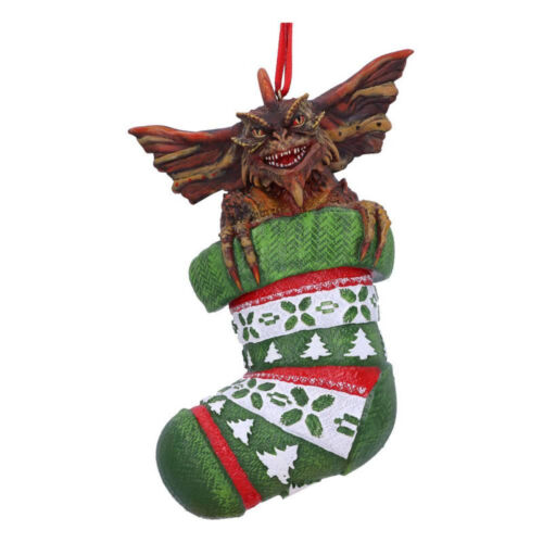 2D Gremlins Gizmo Fairy Light Santa Hat Hanging Christmas Figurine Ornament Deco - Picture 13 of 20