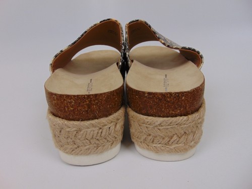 Report Icelyn Espadrillas Zeppa Slide Platform Sandalo Donna Taglia 8,5 M, Serpente - Foto 7 di 12