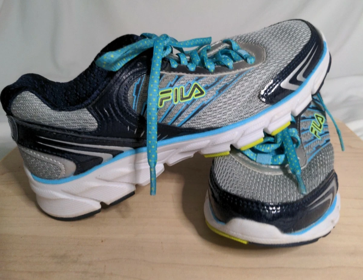 Fila running shoes blue sale