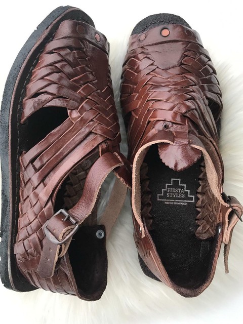 dark brown huaraches