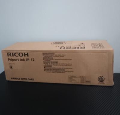 Genuine Ricoh JP-12 Black Priport Ink 817105 Box of 5 for DX3340