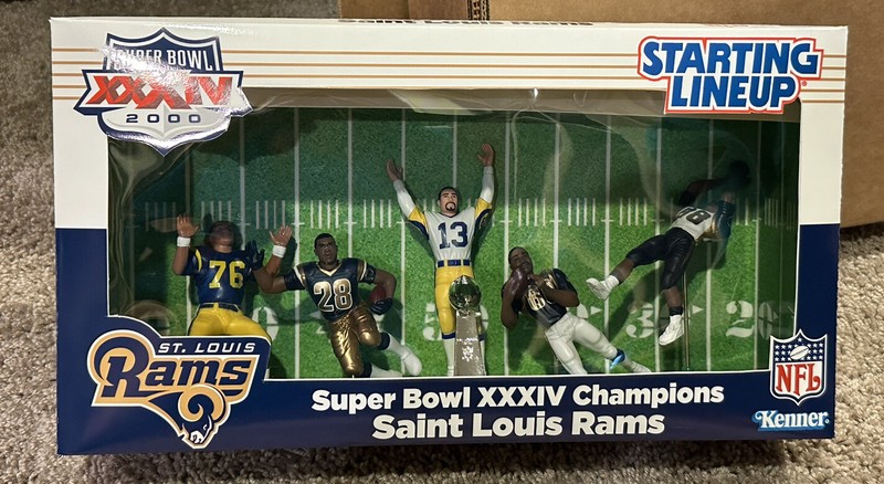 SLU Custom Box Rams Super Bowl Champions 2000 Kurt Warner Faulk Pace Holt Bruce