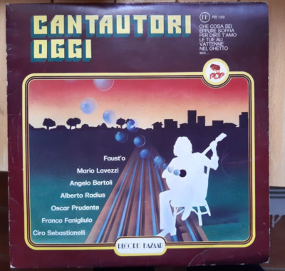 SÄNGER HEUTE (VINYL LP 33 UMDREHUNGEN ORIGINAL SCHEIBE) LAVEZZI / BERTOLI / RADIUS