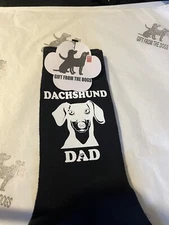 Dachshund Dad Socks Men’s Dog Puppy Pet Birthday  Fathers Day Gift From The Dogs