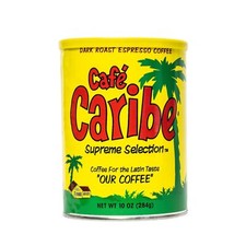 Cafe Caribe Latin Inspired Ground 100 Espresso Roasted Coffee - 10 Ounce