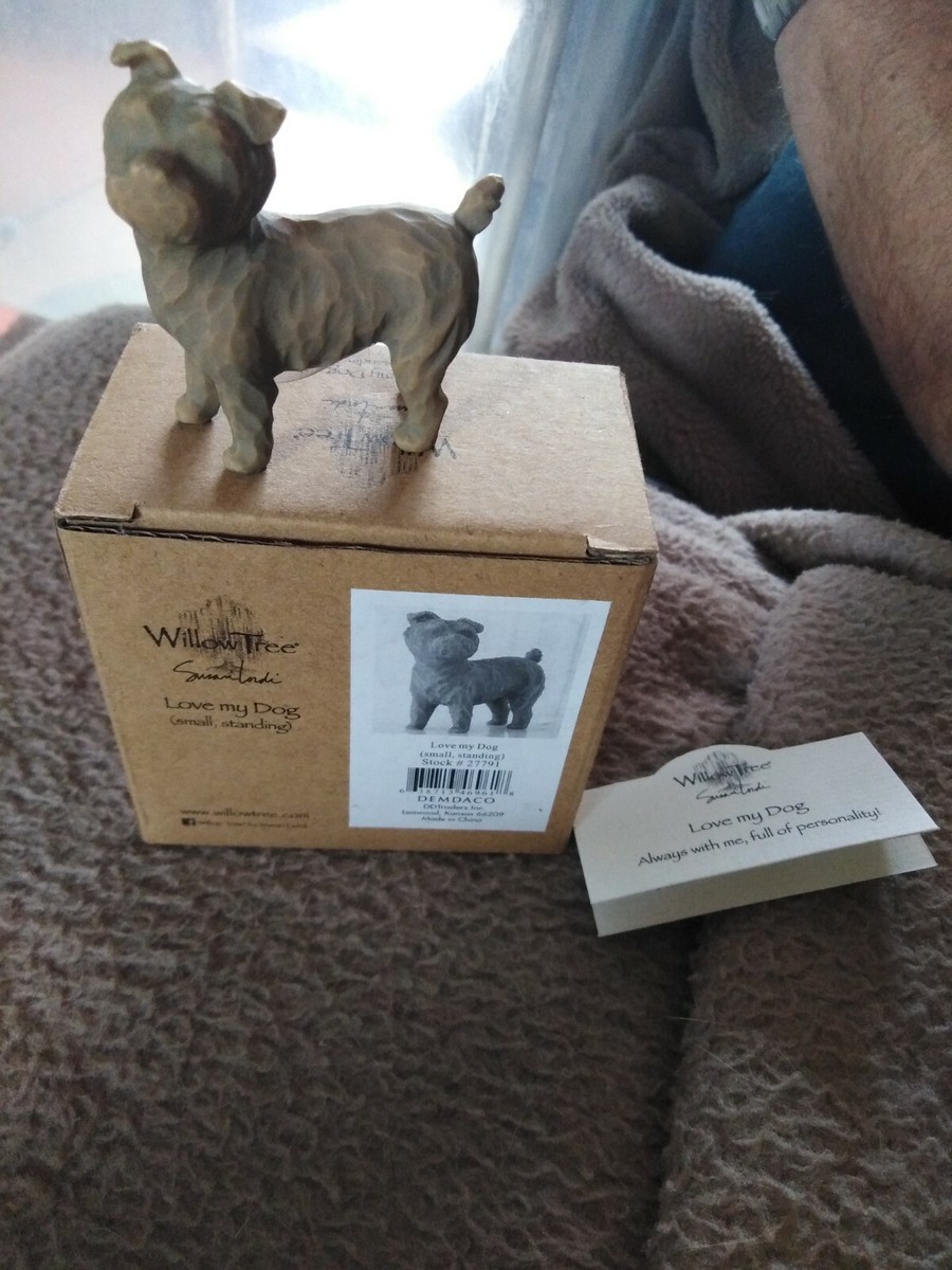 Susan Lord Willow Tree Love my Dog free standing (with Box) New