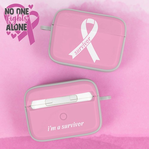 Funda protectora HDX compatible con Apple AirPods Pro 1 y 2 para concientización sobre el cáncer de mama - Imagen 7 de 13