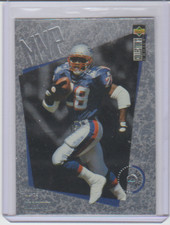 1996 Collector's Choice MVP Insert Curtis Martin New England Patriots