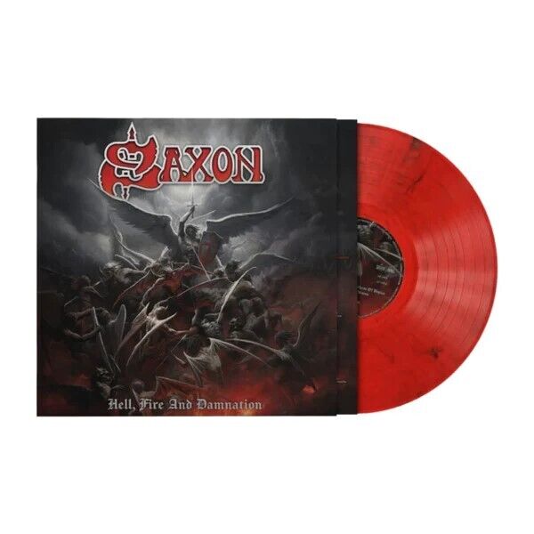 SAXON Hell, Fire And Damnation - Marbled Red Vinyl Vinyl LP (New)
