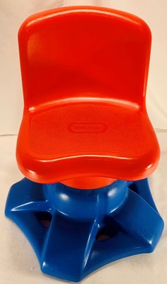 Little Tikes Red And Blue Art Swivel Chair In Good Condition Free