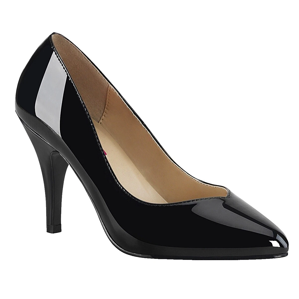 Tacones negros Pleaser para mujer