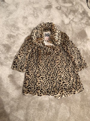 lipsy leopard print coat