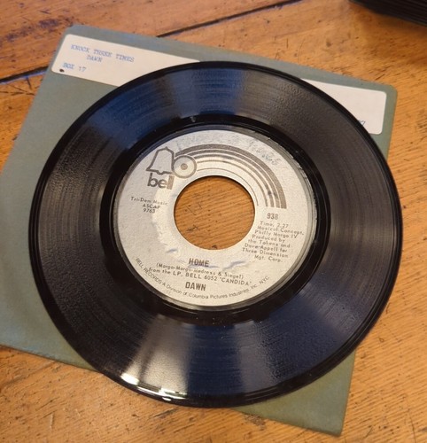 Dawn Knock Three Times/Home Bell Records 45 RPM Vinyl Record | eBay
