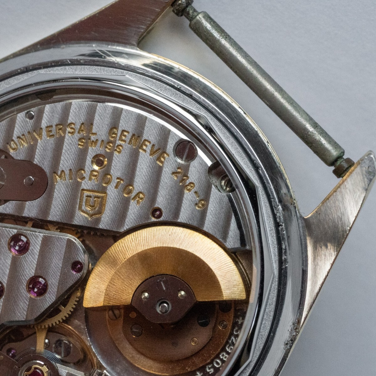 Universal Genève Polerouter Sapphire Exhibition Caseback | eBay