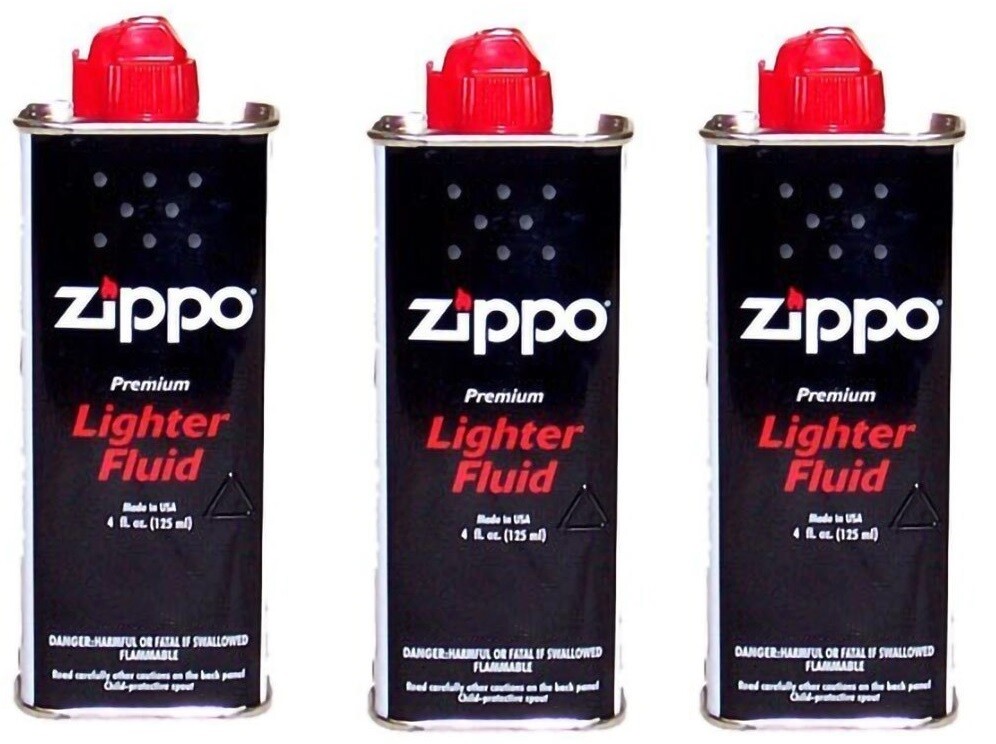 Zippo 4 fl.oz (118ml) Fluid Fuel 3 Can Value Pack 