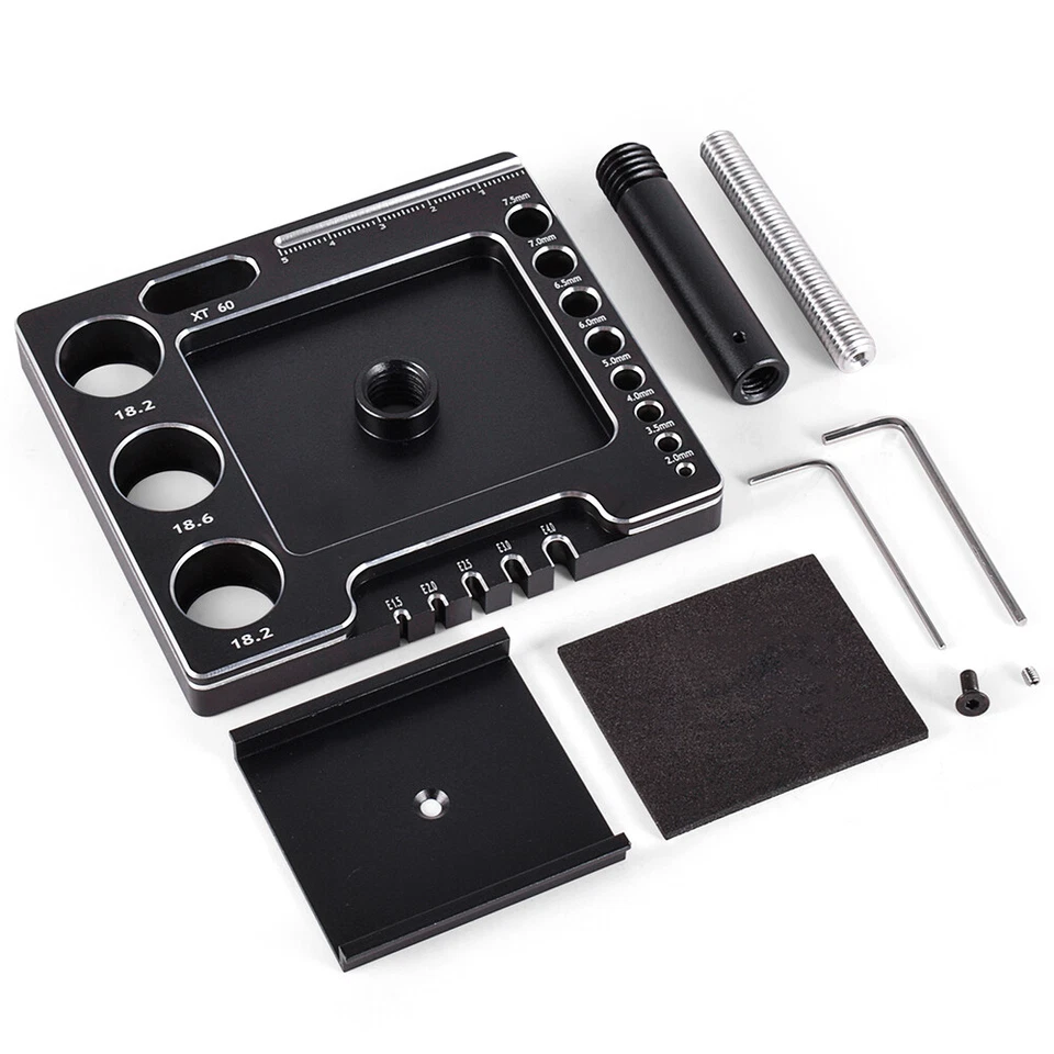 360° Rotate Repair Station Work Stand for 1/8 1/10 1/24 RC Car TRX4 SCX10 HSP - Photo 2/4