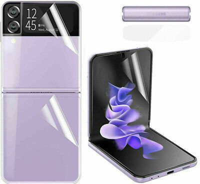 3in1 Schutz Folie für Samsung Galaxy Z Flip 4 5G 360° Hydrogel 3D Panzerfolie