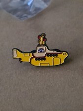 The Beatles Yellow Submarine Metal & Enamel Pin Badge Paul John George Ringo New