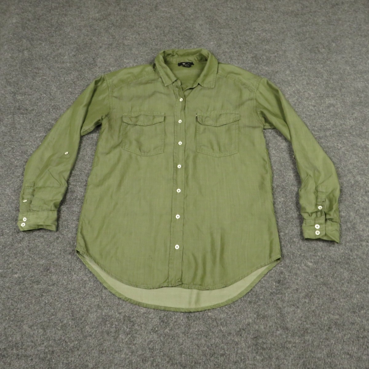 forever 21 green blouse