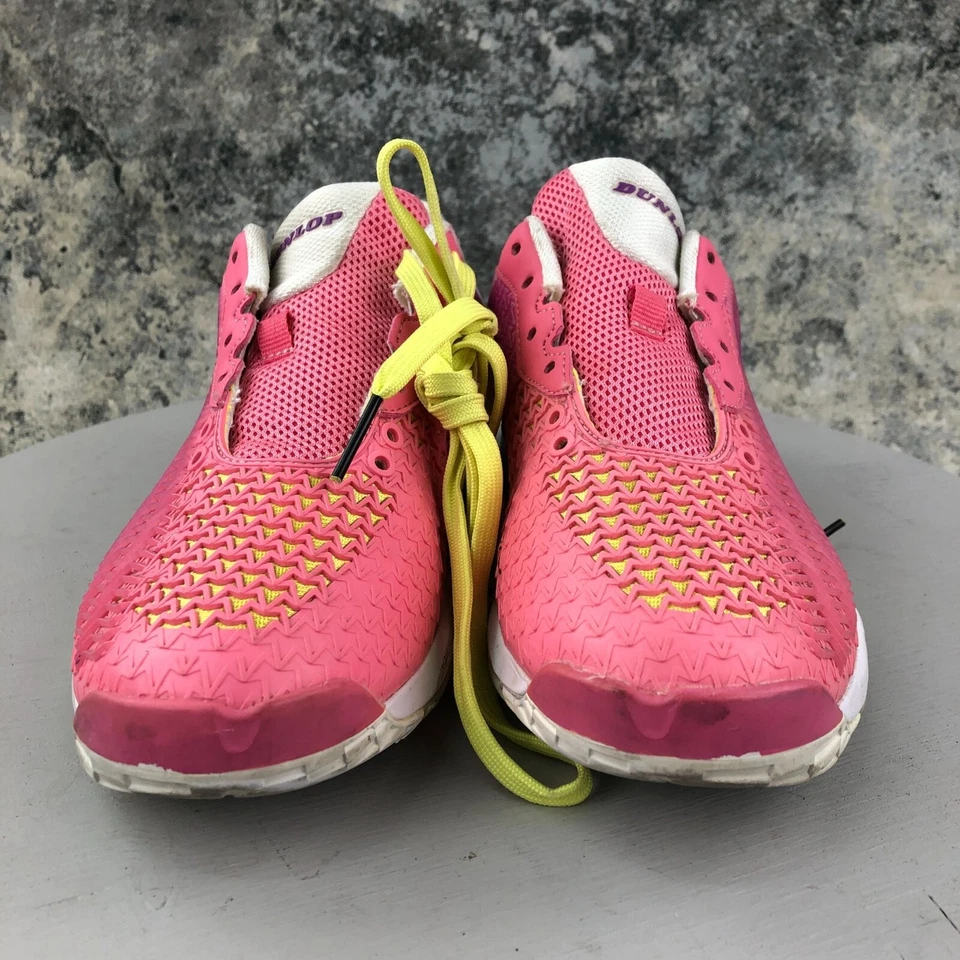 Zapatillas Dunlop Unisex 7.5M 8.5W Sports Activector Rosa Amarillo Púrpura Blanco Foto 2 de 4