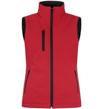 Clique Equinox Insulated Womens Softshell Vest - Red - M