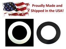 50 PK White or Black Plastic Light Trim Ring for Recessed 6" Light Fixture Can