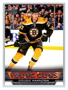 2013-14 Dougie Hamilton Young Guns Upper Deck Series 1 Rookie #202