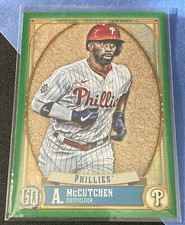 2021 Topps Gypsy Queen ANDREW McCUTCHEN #15 GREEN BORDER Philadelphia Phillies