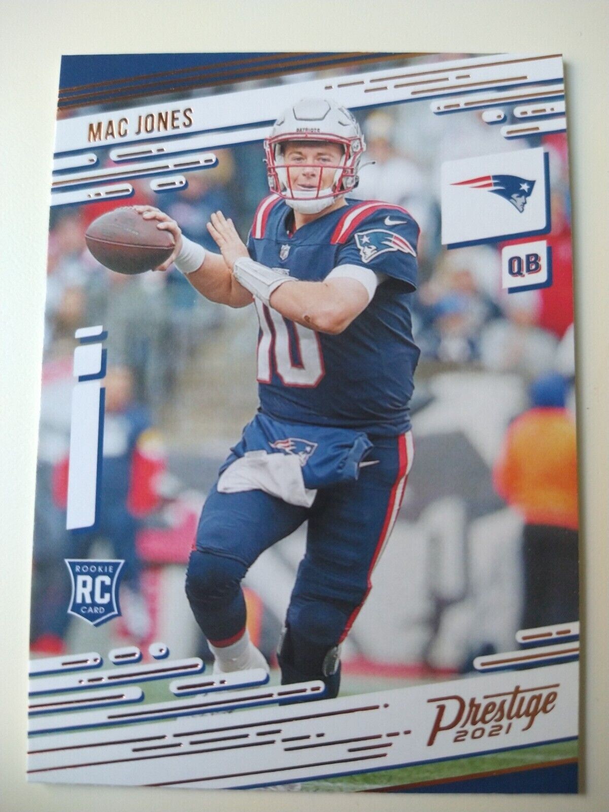 2021 Panini Chronicles Prestige Mac Jones #205 New England Patriots Rookie RC