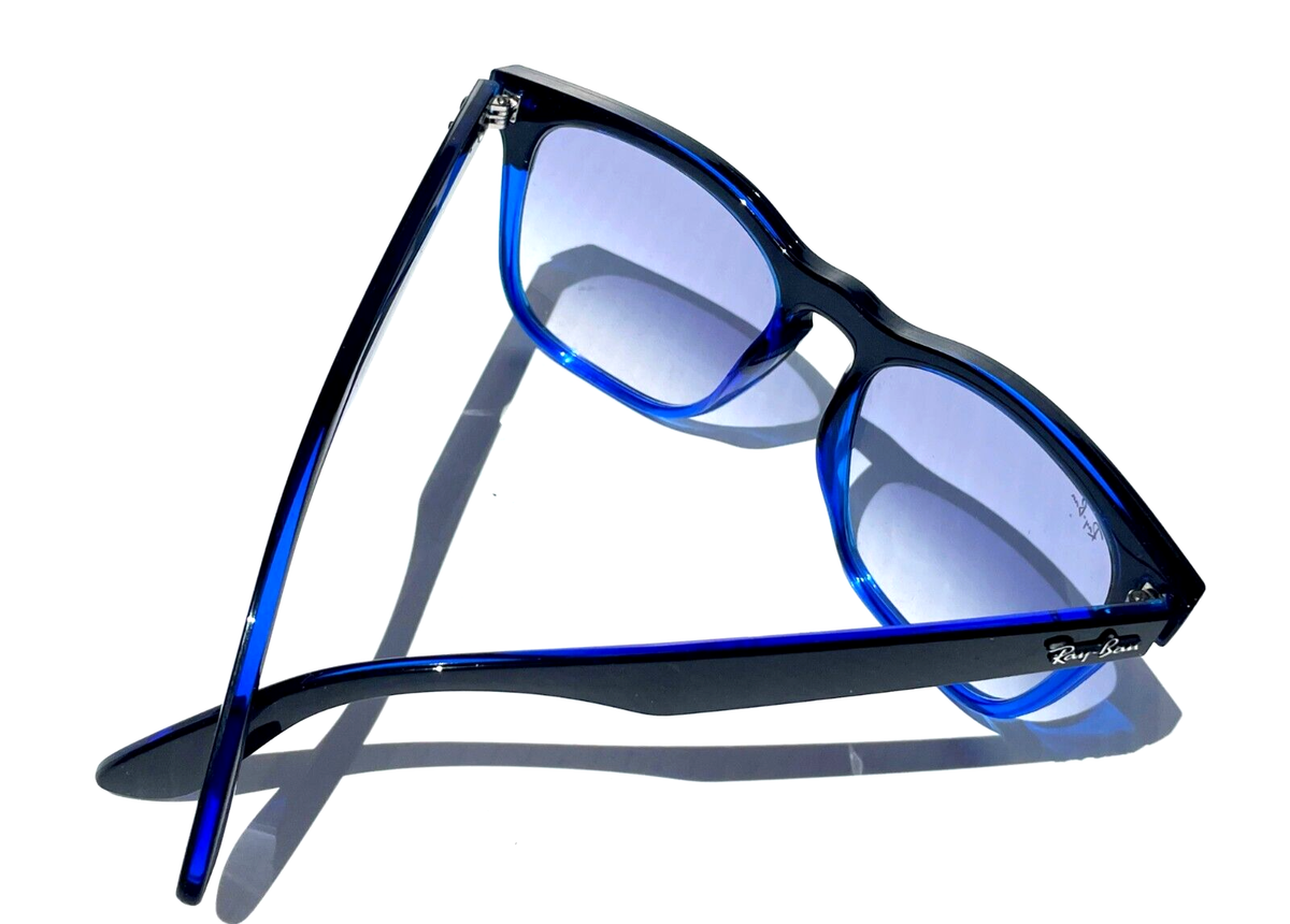 Ray Ban STEVE Transparent Black Blue GRADIENT Light Blue Sunglass