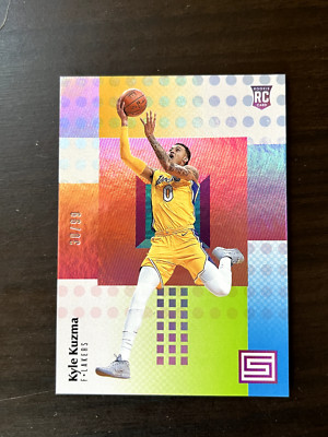 Kyle Kuzma 2017-18 Status Rookie Aspirations /99 #107 RC Lakers Wizards SP Star